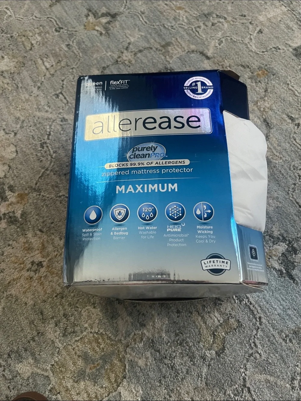 Maximum Waterproof Mattress Protector - White